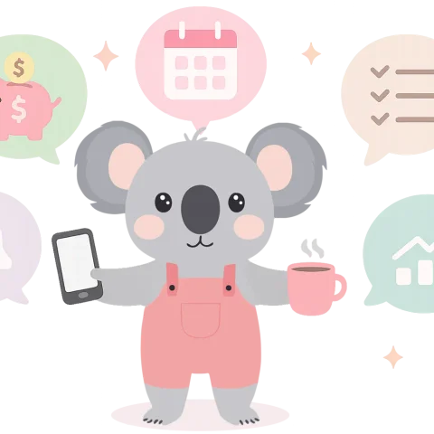 Koa, das Koala-Maskottchen von Koabit